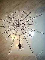 Лот: 2071618. Фото: 2. Интерьерная наклейка " Паутинка... Предметы интерьера