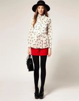 Лот: 3217900. Фото: 4. Новая премилая блузка Asos с птичками... Красноярск