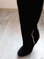 Лот: 17444294. Фото: 4. Замшевые Сапоги Мascotte на высоком... Красноярск