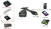 Лот: 6257458. Фото: 2. 2,0 мини USB OTG кабель адаптер... Аксессуары
