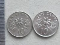 Лот: 19960721. Фото: 7. Монета 10 цент Сингапур 1986...