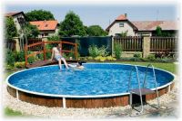 Лот: 10930532. Фото: 2. Морозоустойчивый сборный бассейн... Для дачи, дома, огорода, бани, парка