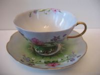 Лот: 15222392. Фото: 2. Чашка с блюдцем. Чайная пара Фарфор... Антиквариат