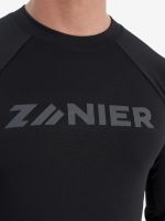 Лот: 25665924. Фото: 6. Лонгслив мужской Zanier, Черный