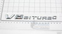 Лот: 12630900. Фото: 12. Шильдик на крылья V8 Biturbo хром...
