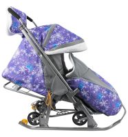 Лот: 10577738. Фото: 2. Сани-коляска Galaxy GK1 с перекидной... Детский транспорт
