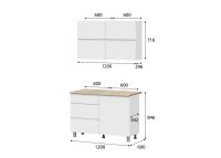 Лот: 21095598. Фото: 6. Кухонный гарнитур «Токио» 1.2...