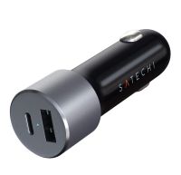 Лот: 21438993. Фото: 2. Автозарядка Satechi 72W USB-C... Носители информации