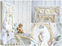 Лот: 1528712. Фото: 2. Открытка ручной работы "Ангельская... Товары для праздника