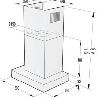 Лот: 16803923. Фото: 2. Вытяжка кухонная Gorenje WHT68INI... Крупная бытовая техника
