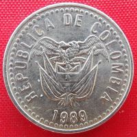Лот: 4764028. Фото: 2. (№3621/LF) 10 песо 1989 (Колумбия... Монеты