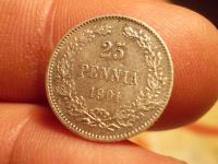 Лот: 15769043. Фото: 3. Отличные 25 пенни 1901 года. Имперское... Коллекционирование, моделизм