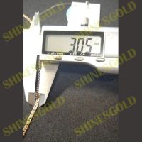 Лот: 23328020. Фото: 5. Золотая цепочка плетение-двойной...