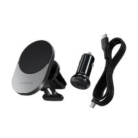Лот: 24970435. Фото: 4. Автозарядка Satechi Qi2 Wireless... Красноярск