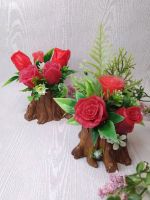 Лот: 20840993. Фото: 5. Цветы в гипсовом кашпо (мыло)