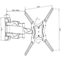 Лот: 11027083. Фото: 2. Кронштейн для LCD/LED тв 32"-55... Аксессуары