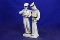 Лот: 19328445. Фото: 7. Редкая Статуэтка Фарфоровая Нахимовцы...