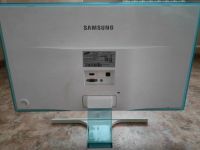 Лот: 19838231. Фото: 3. Стильный белый 23.6" Монитор Samsung... Компьютеры, оргтехника, канцтовары