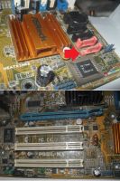 Лот: 17992199. Фото: 4. материнская плата Asus P5GL-MX... Красноярск
