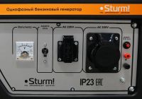 Лот: 19837119. Фото: 3. Бензогенератор Sturm 8000 PG8780NE. Строительство и ремонт