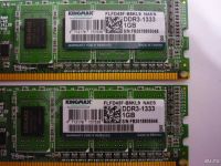 Лот: 9672044. Фото: 4. Kingmax 2x1Gb DDR3. Красноярск