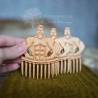 Лот: 11054158. Фото: 2. Гребень мужской "Силач-Бородач... Сувениры, подарки