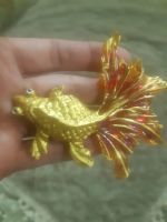 Лот: 25897747. Фото: 2. Золотая рыбка. Скульптура, резьба