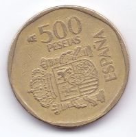 Лот: 15688328. Фото: 2. 500 песет Испания 1989 год. Хуан... Монеты