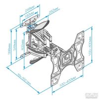 Лот: 11765984. Фото: 3. Кронштейн для LCD/LED телевизоров... Бытовая техника
