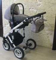 Лот: 15602342. Фото: 4. Коляска 3 в 1 verdi faster серый... Красноярск