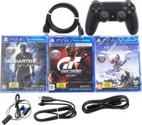 Лот: 12145092. Фото: 2. PlayStation 4 500GB + Horizon... Игровые приставки, консоли, видеоигры