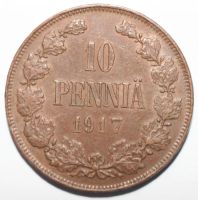 Лот: 2635913. Фото: 2. 10 пенни 1917 год. Орел. Монеты