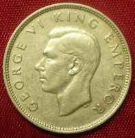 Лот: 11216189. Фото: 2. 1 флорин 1941г Новая Зеландия. Монеты