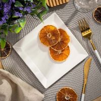 Лот: 23420459. Фото: 2. Блюдо керамика, квадратное, 15... Посуда, кухонная утварь