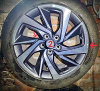 Лот: 25880846. Фото: 3. Диски 18" Honda Vezel. Авто, мото, водный транспорт