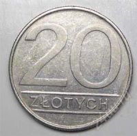 Лот: 1438409. Фото: 2. Польша. 20 злотых 1984г. Монеты