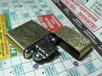 Лот: 6403794. Фото: 4. Расписная зажигалка под Zippo. Красноярск