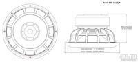 Лот: 8894177. Фото: 3. Новинка! Сабвуфер Aura SW-C124... Авто, мото, водный транспорт