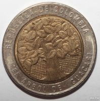 Лот: 10189541. Фото: 2. 500 песо 2006 год. Колумбия. Монеты