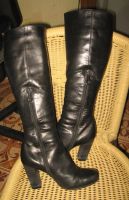 Лот: 6004912. Фото: 2. Итальянские кожаные сапоги бренда... Женская обувь