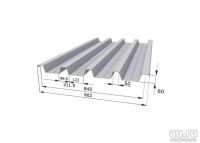 Лот: 17863775. Фото: 2. Профлист ОЦ Н60 0,7 оцинкованный. Строительные материалы