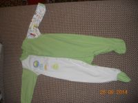 Лот: 4557387. Фото: 2. Комбинезон - пижама. Зеленый с... Одежда и аксессуары