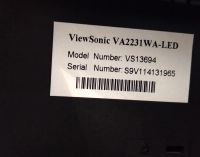Лот: 19961174. Фото: 2. Монитор Viewsonic VA2231wa-LED... Мониторы, проекторы