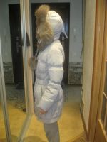 Лот: 4579975. Фото: 3. Пуховик женский (натуральный пух... Одежда, обувь, галантерея