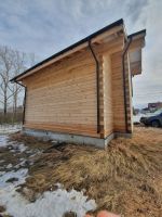 Лот: 15675146. Фото: 2. Покрасить фасад дома. Срубы и конструкции