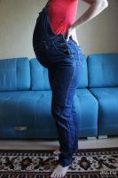 Лот: 10179872. Фото: 2. Комбинезон джинсовый для беременных... Для будущих и настоящих мам