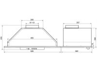 Лот: 25889331. Фото: 8. Вытяжка Elikor врезной блок 52Н-400-К3Д...