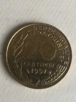 Лот: 15925924. Фото: 2. Франция 20 сантимов, 1997. Монеты