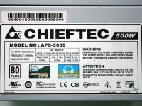 Лот: 4839594. Фото: 2. Chieftec APS-500S. Комплектующие