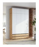 Лот: 25882239. Фото: 6. ШКАФ 150 АБРАУ 4-х дверный с антресолью...